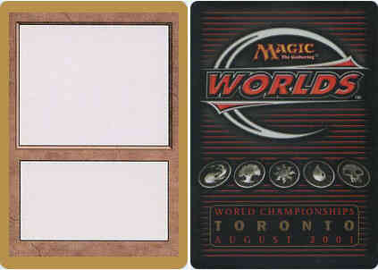 WCD Blank Card Token [00] [World Championship Decks 2001] [Non-Foil] – Face  to Face Games