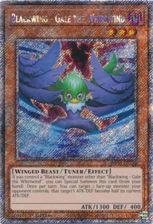 Blackwing - Gale the Whirlwind - RA03-EN215 - Platinum Secret Rare - 1st Edition