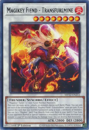 Magikey Fiend - Transfurlmine - MP22-EN211 - Rare - 1st Edition