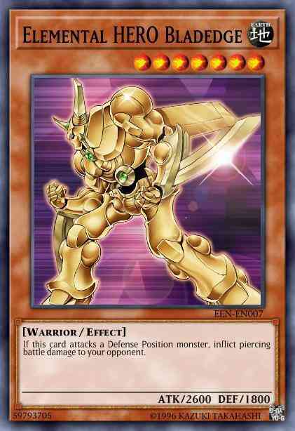 Elemental HERO Bladedge - EEN-EN007 - Ultimate Rare - Unlimited