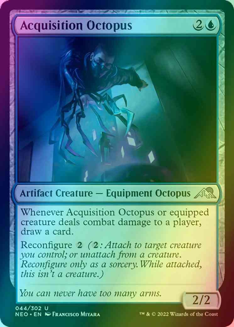 reconfigure mtg cards Acquisition Octopus [44] [Kamigawa: Neon Dynasty] [Foil] – Face to Face  Games