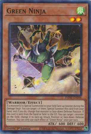 Green Ninja - PHHY-EN098 - Super Rare - 1st Edition