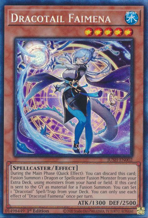 Dracotail Faimena - JUSH-EN002 - Collector's Rare - 1st Edition