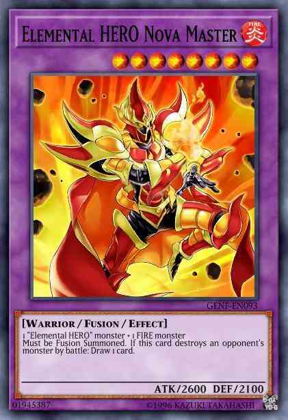 Elemental HERO Nova Master - BLLR-EN056 - Ultra Rare - 1st Edition