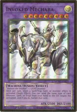 Invoked Mechaba - MGED-EN025 - Premium Gold Rare - 1st Edition