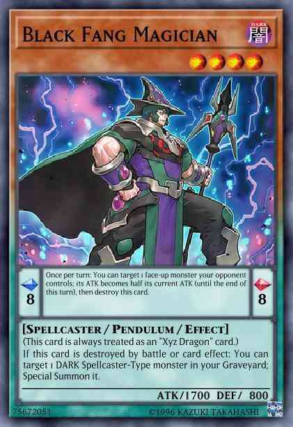 Black Fang Magician - PEVO-EN004 - Ultra Rare - 1st Edition