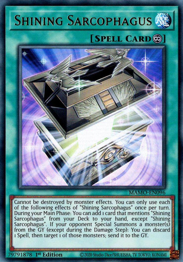 Shining Sarcophagus - MAMO-EN096 - Ultra Rare - 1st Edition