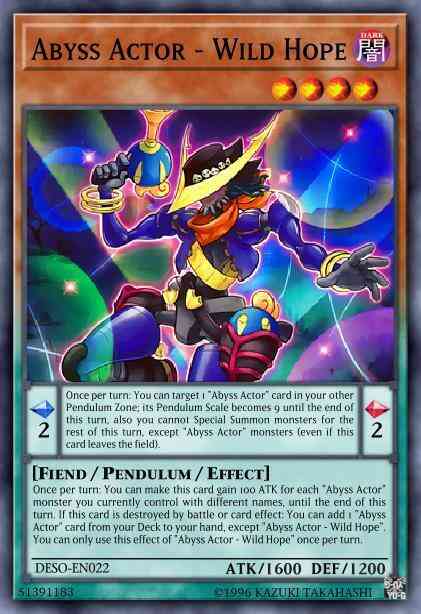 Abyss Actor - Wild Hope - DESO-EN022 - Secret Rare - 1st Edition