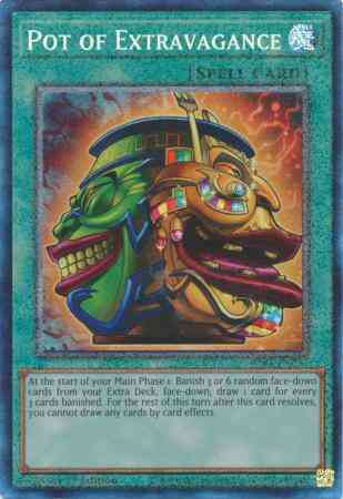 Pot of Extravagance - RA01-EN059 - Prismatic Collector's Rare - 1st Edition