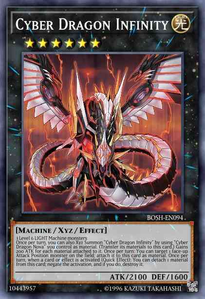 Cyber Dragon Infinity - BOSH-EN094 - Secret Rare - 1st Edition
