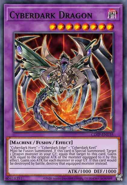 Cyberdark Dragon - DP04-EN014 - Super Rare - 1st Edition