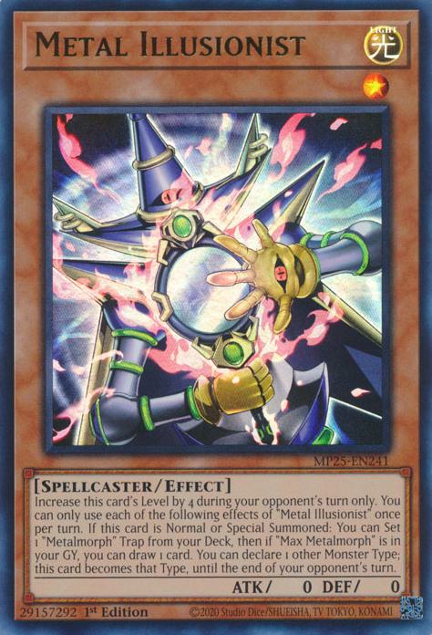 Metal Illusionist - MP25-EN241 - Ultra Rare - 1st Edition