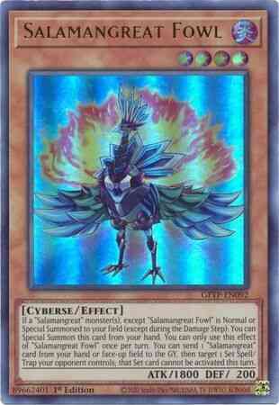 Salamangreat Fowl - GFTP-EN092 - Ultra Rare - 1st Edition
