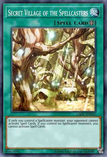 Secret Village of the Spellcasters (Blue) - DL14-EN013 - Rare - Unlimited