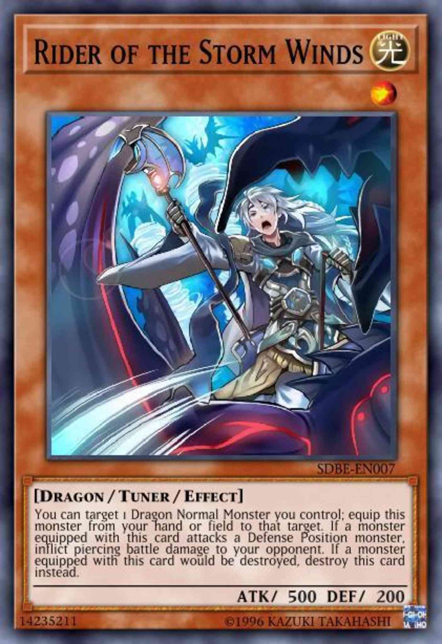 Rider of the Storm Winds - SDBE-EN007 - Common - 1st Edition