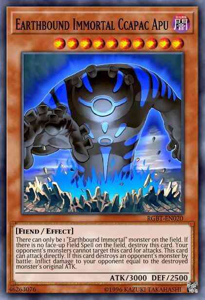 Earthbound Immortal Ccapac Apu - RGBT-EN020 - Ultimate Rare - 1st Edition