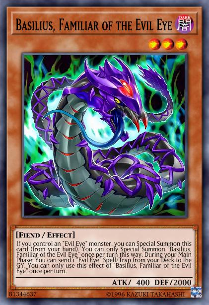 Basilius, Familiar of the Evil Eye - INCH-EN030 - Super Rare - 1st Edition