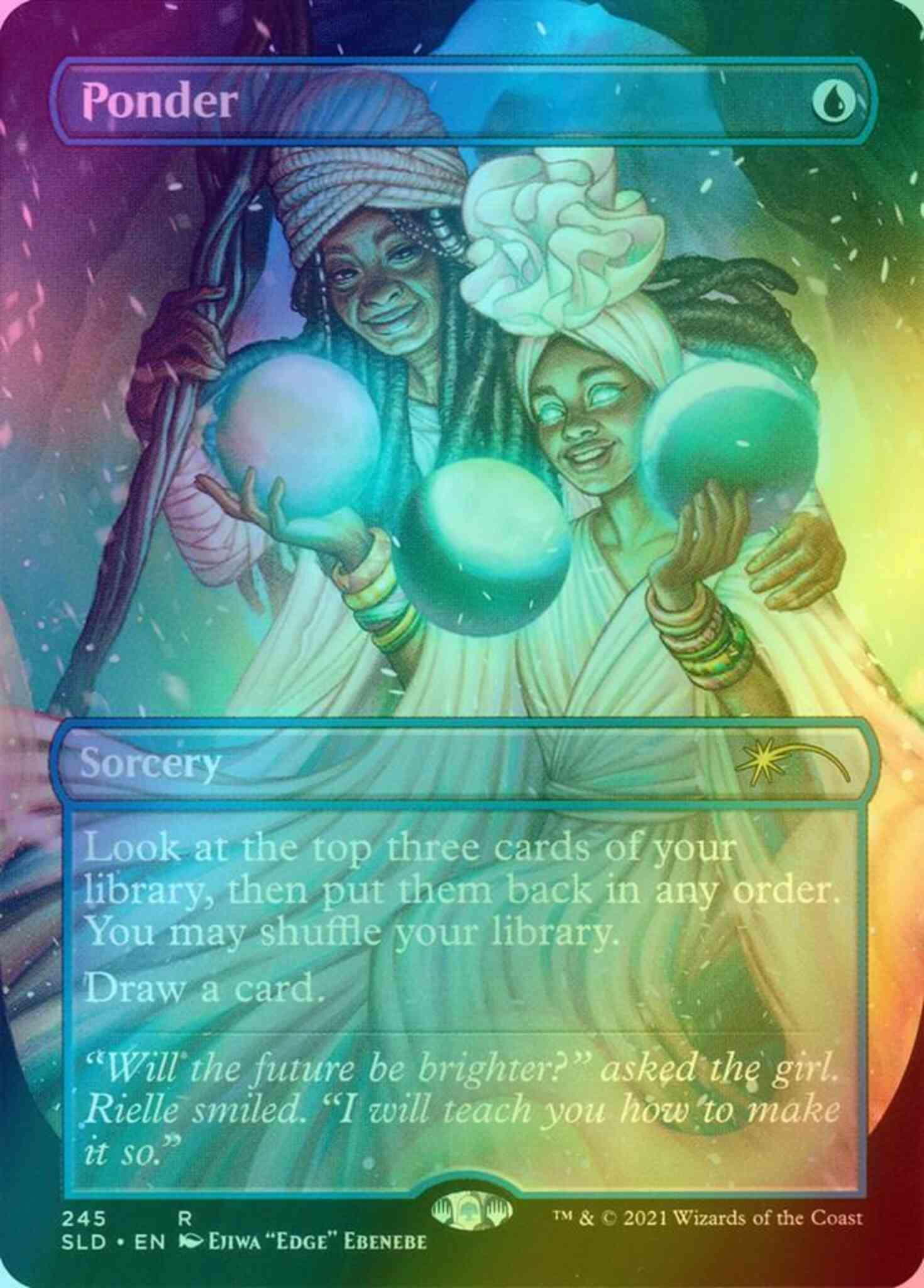 ponder mtg card Playmat then put them back in any order MTG Ponder (Future Sight) Secret