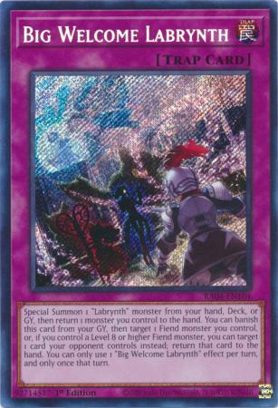 Big Welcome Labrynth - RA04-EN104 - Secret Rare - 1st Edition