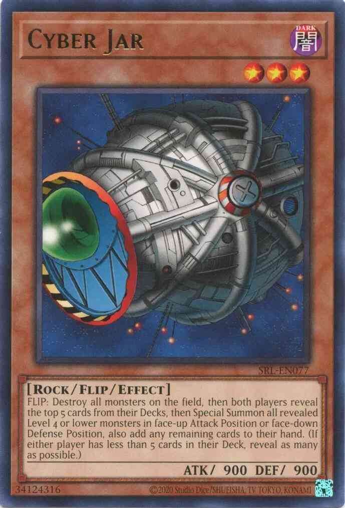 Cyber Jar - 25th Anniversary - SRL-EN077 - Rare - Unlimited