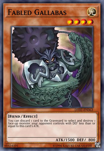 Fabled Gallabas - HA02-EN033 - Secret Rare - 1st Edition