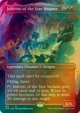 Magic Magic: The Gathering Card - Adventures In The Forgotten Realms AFR Mythic  Rare Inferno Of The Star Mounts