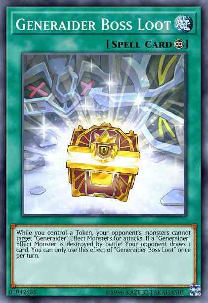 Generaider Boss Loot - MYFI-EN036 - Super Rare - 1st Edition