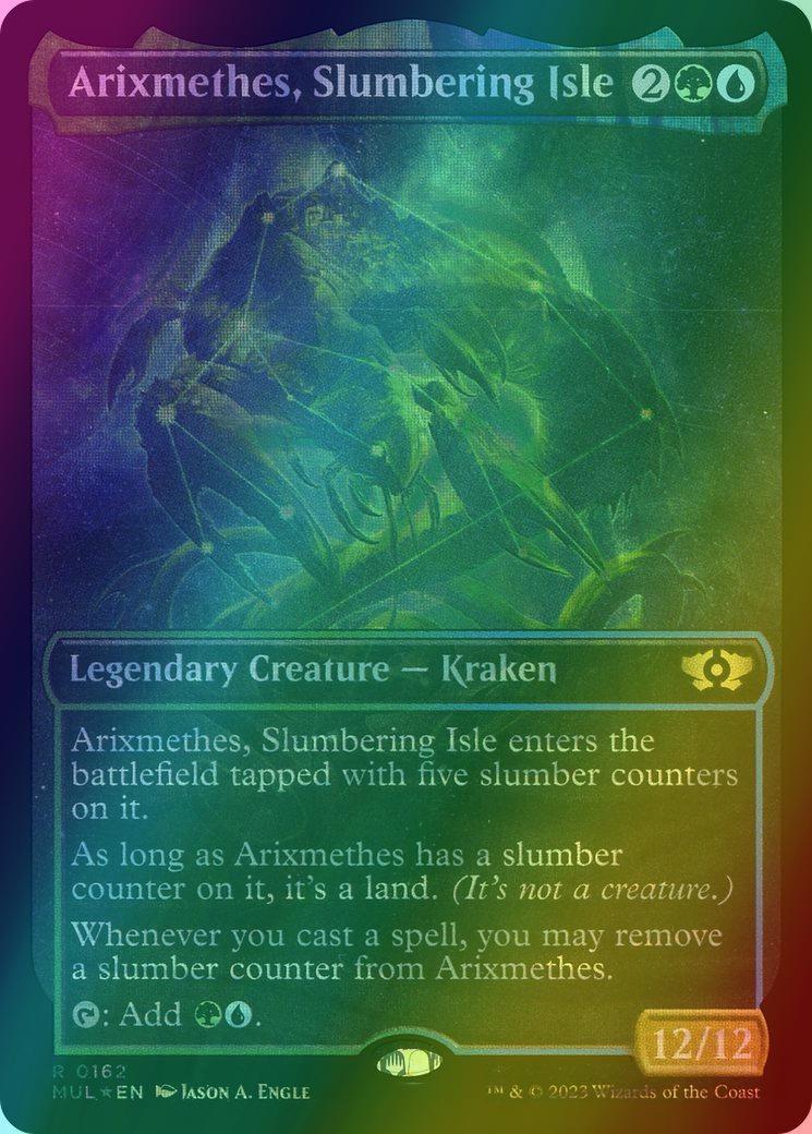 Rare Mythic MTG Card Deck Commander Arixmethes, Slumbering Isle | Magic:  The Gathering Magic The Gathering Card