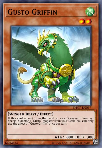 Gusto Griffin - DT07-EN017 - Duel Terminal Normal Parallel Rare - Duel Terminal