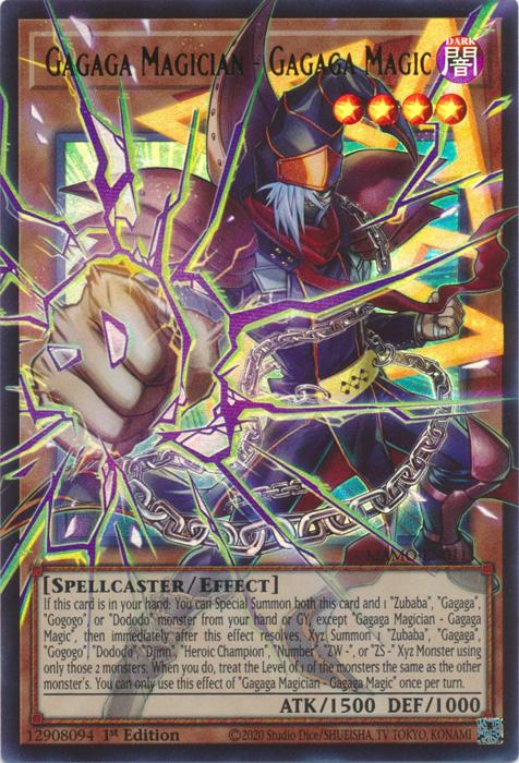 Gagaga Magician - Gagaga Magic - Extended Art - MAMO-EN011 - Ultra Rare - 1st Edition