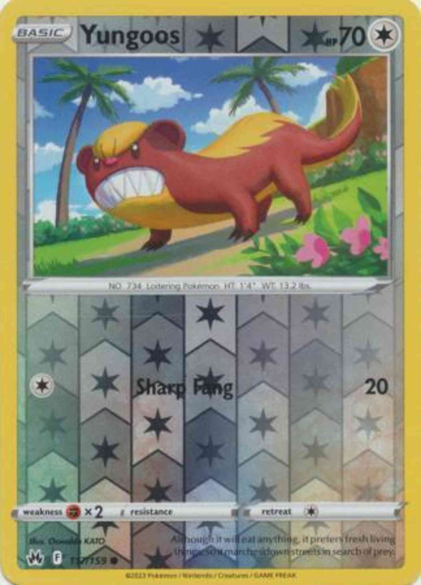 pokemon card yungoos Yungoos - 117/159