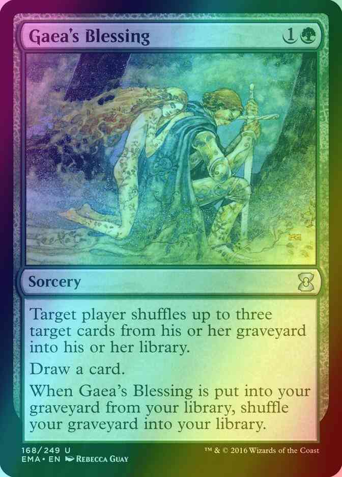 Gaea's Blessing [168] [Eternal Masters] [Foil] – Face to Face Games