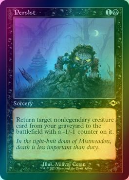 Persist [400] [Retro Frame] [Modern Horizons 2] [Foil] – Face to Face Games