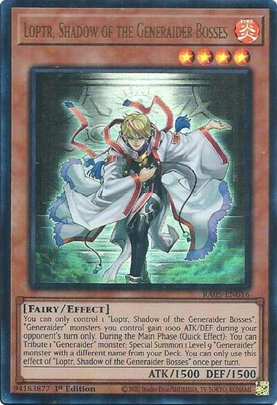 Loptr, Shadow of the Generaider Bosses - RA05-EN016 - Ultra Rare - 1st Edition