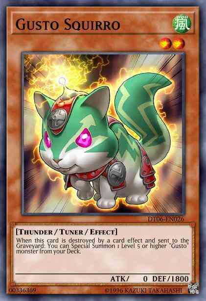 Gusto Squirro - DT06-EN026 - Duel Terminal Rare Parallel Rare - Duel Terminal