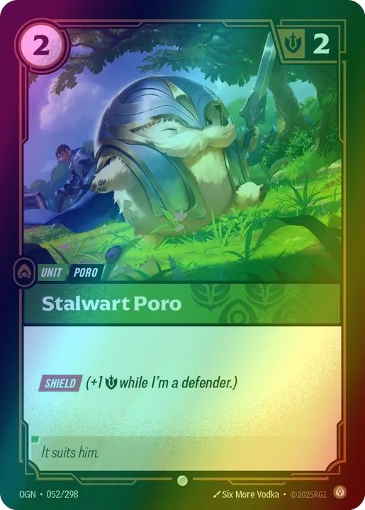 Stalwart Poro - 052/298 [Origins] [Foil] – Face to Face Games