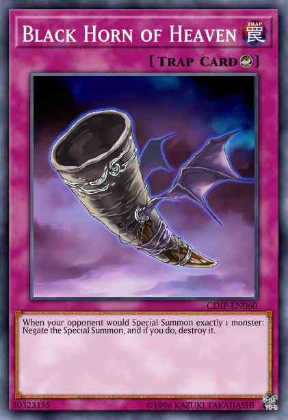 Black Horn of Heaven - CDIP-EN060 - Rare - 1st Edition