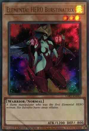 Elemental Hero Burstinatrix - LART-EN041 - Ultra Rare - Limited