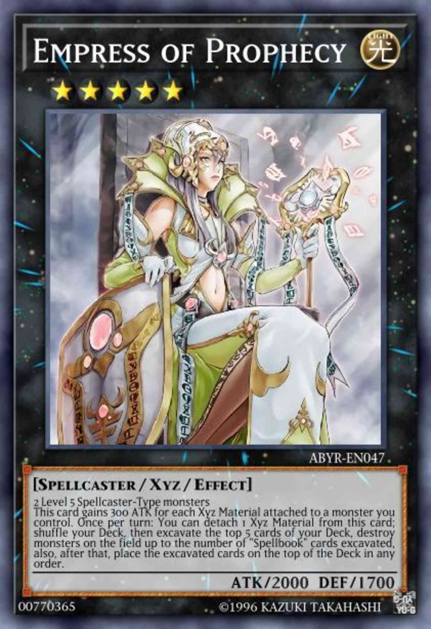 Empress of Prophecy - ABYR-EN047 - Ultra Rare - 1st Edition