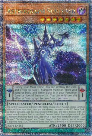 Astrograph Sorcerer - RA04-EN282 - Quarter Century Secret Rare - 1st Edition