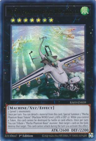 Mecha Phantom Beast Dracossack - RA03-EN039 - Ultra Rare - 1st Edition