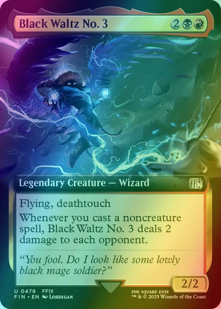 brainstorm final fantasy mtg Black Waltz No. 3 [478] [Extended Art] [FINAL FANTASY] [Foil] – Face to  Face Games