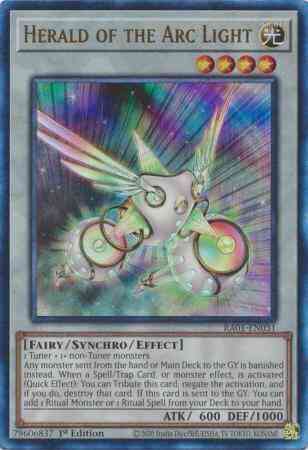 Herald of the Arc Light - RA01-EN031 - Prismatic Ultimate Rare - 1st Edition