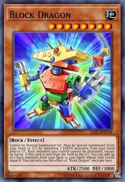 Block Dragon - SESL-EN038 - Super Rare - 1st Edition