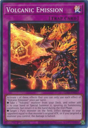 Volcanic Emission - LD10-EN023 - Super Rare - 1st Edition