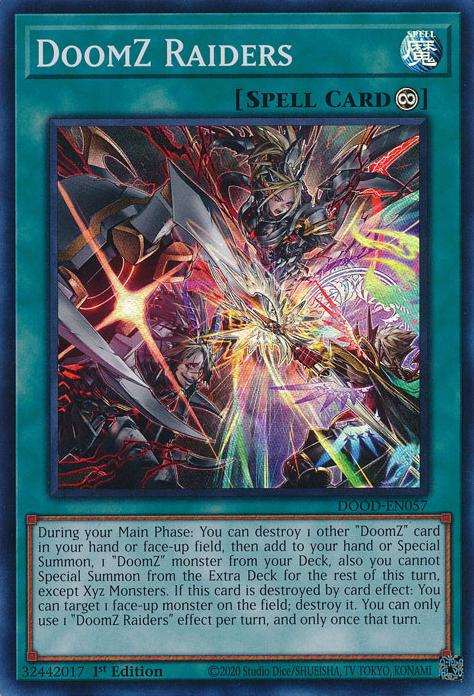 DoomZ Raiders - DOOD-EN057 - Super Rare - 1st Edition