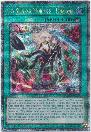 Sky Striker Mobilize - Linkage! - RA03-EN274 - Quarter Century Secret Rare - 1st Edition