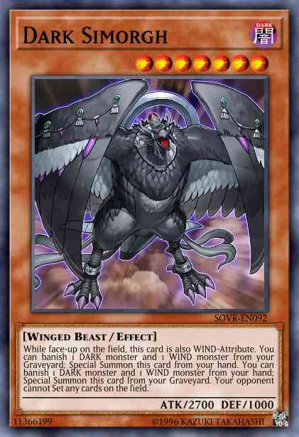 Dark Simorgh - SOVR-EN092 - Secret Rare - 1st Edition