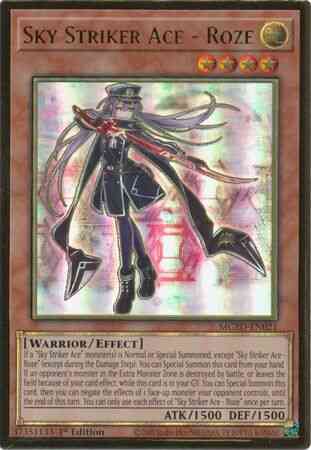 Sky Striker Ace - Roze - MGED-EN021 - Premium Gold Rare - 1st Edition