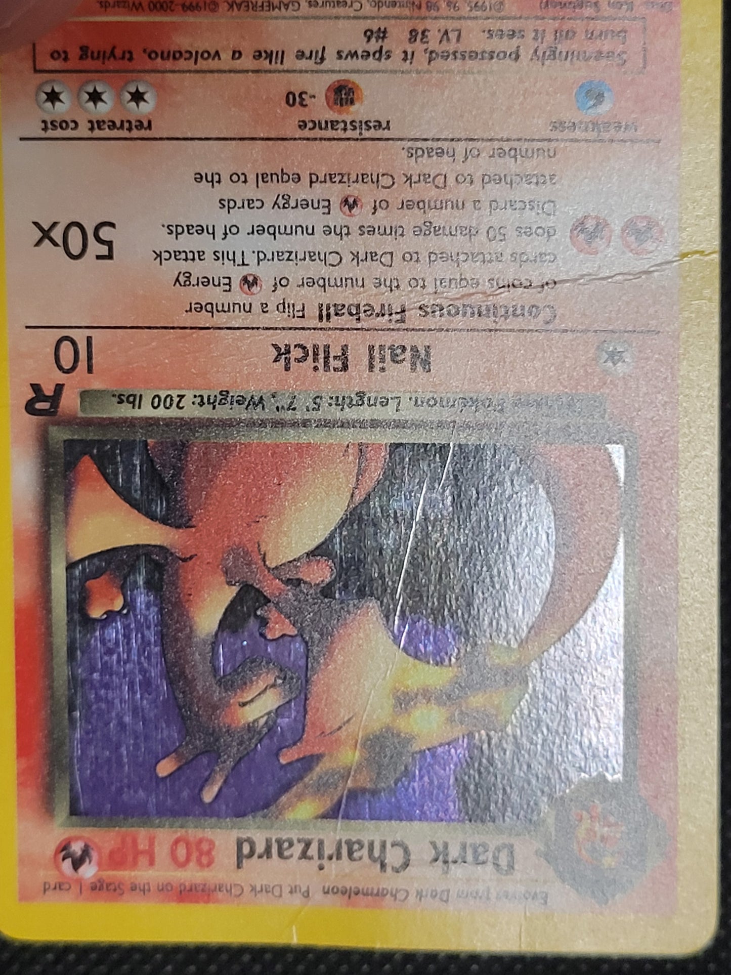 Dark Charizard — Damaged|Rare|Unlimited|Holo — ID 18949
